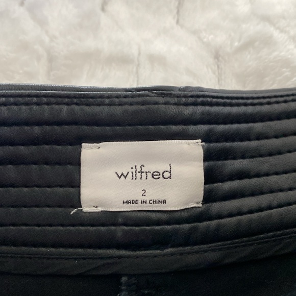 Aritzia Wilfred Funk Faux Leather Pants - Picture 3 of 4